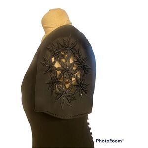 Little Black Dress by Donna Morgan Size 12 Short Sleeve